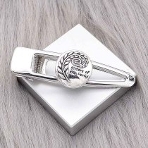 snap sliver hair accessories  fit 20MM snaps style jewelry KD0307