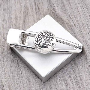 snap sliver hair accessories  fit 20MM snaps style jewelry KD0307