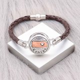 20MM State snap Silver charms 0004