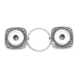 Two snap silvery Clothes clip  snaps jewelry KC1230 Duet Fashion Fastener