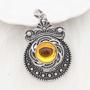 20MM design snap sliver Plated with Yellow resin KC6636 snaps jewelry