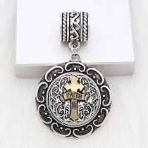 20MM snap gold  Plated with  Cross  KC6686 snaps jewelry