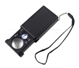 30x 60x LED high definition magnifier diamond magnifier Check diamond clarity