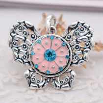 snap sliver Pendant  fit 20MM snaps style jewelry