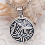 20MM Starfish snap Silver Plated  snaps jewelry
