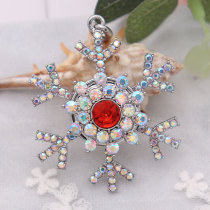 Christmas snap sliver Pendant  fit 20MM snaps style jewelry