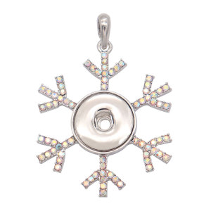 Christmas snap sliver Pendant  fit 20MM snaps style jewelry