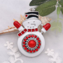 Christmas snap sliver Pendant  fit 20MM snaps style jewelry