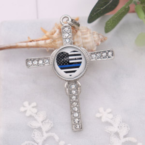 snap sliver Pendant  fit 20MM snaps style jewelry