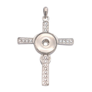 snap sliver Pendant  fit 20MM snaps style jewelry