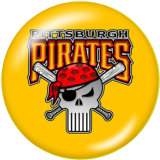 20MM team Sport glass snaps buttons