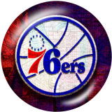 20MM team Sport glass snaps buttons