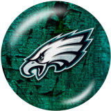 20MM team Sport glass snaps buttons