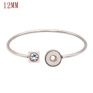 1 buttons snaps Stainless steel bracelet fit 12mm snaps chunks
