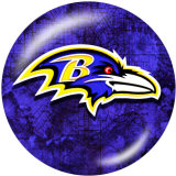 20MM team Sport glass snaps buttons