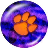 20MM team Sport glass snaps buttons