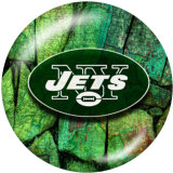 20MM team Sport glass snaps buttons