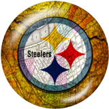 20MM team Sport glass snaps buttons