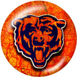 20MM team Sport glass snaps buttons