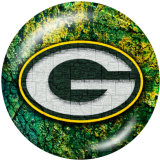 20MM team Sport glass snaps buttons