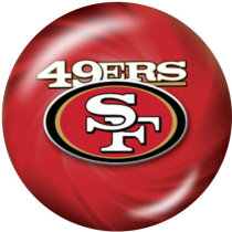 20MM team Sport glass snaps buttons