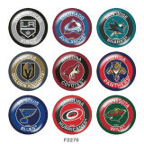 20MM team Sport glass snaps buttons