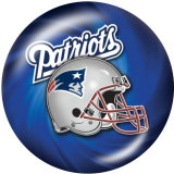 20MM team Sport glass snaps buttons