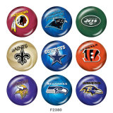 20MM team Sport glass snaps buttons