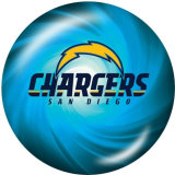 20MM team Sport glass snaps buttons