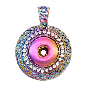 Colorful alloy Pendant fit 20MM snaps style jewelry