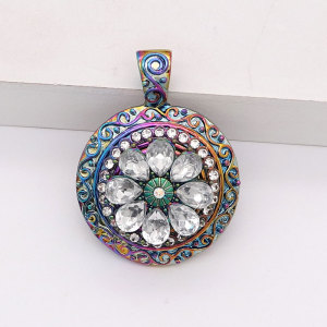 Colorful alloy Pendant fit 20MM snaps style jewelry