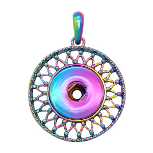 Colorful alloy Pendant fit 20MM snaps style jewelry