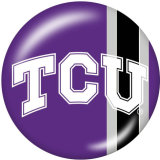20MM team Sport glass snaps buttons