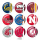 20MM team Sport glass snaps buttons