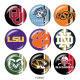 20MM team Sport glass snaps buttons