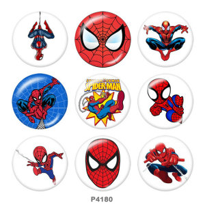 20MM Marvel glass snaps buttons