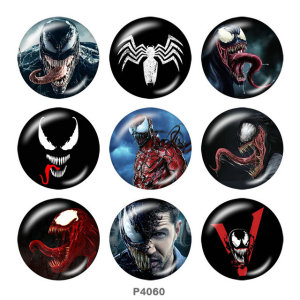 20MM venom glass snaps buttons