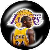 20MM basketball glass snaps buttons