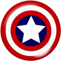 20MM Marvel glass snaps buttons