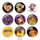 20MM basketball glass snaps buttons
