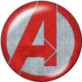 20MM Marvel glass snaps buttons