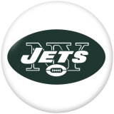 20MM team Sport glass snaps buttons