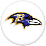 20MM team Sport glass snaps buttons