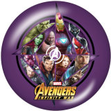 20MM Marvel glass snaps buttons