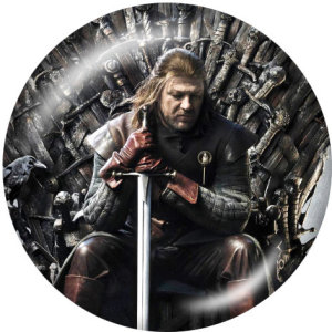 20MM Game of thrones glass snaps buttons