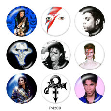 20MM Beatles glass snaps buttons