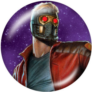 20MM Marvel glass snaps buttons