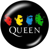 20MM band glass snaps buttons