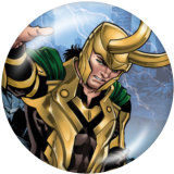 20MM Marvel glass snaps buttons