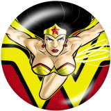 20MM Cartoon glass snaps buttons